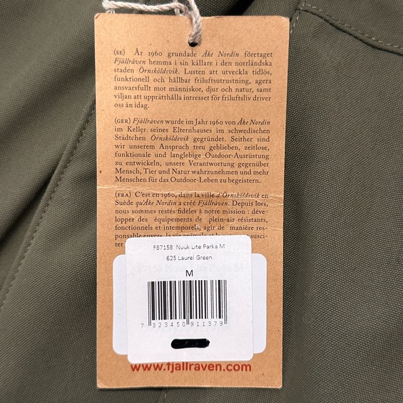 Fjallraven Nuuk Lite Parka Jacket - Picture 6 of 6